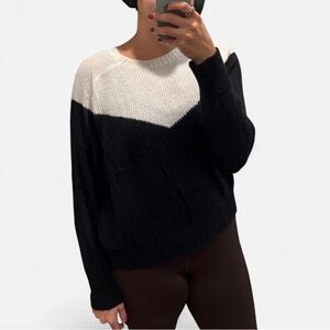 Black and White Sweater